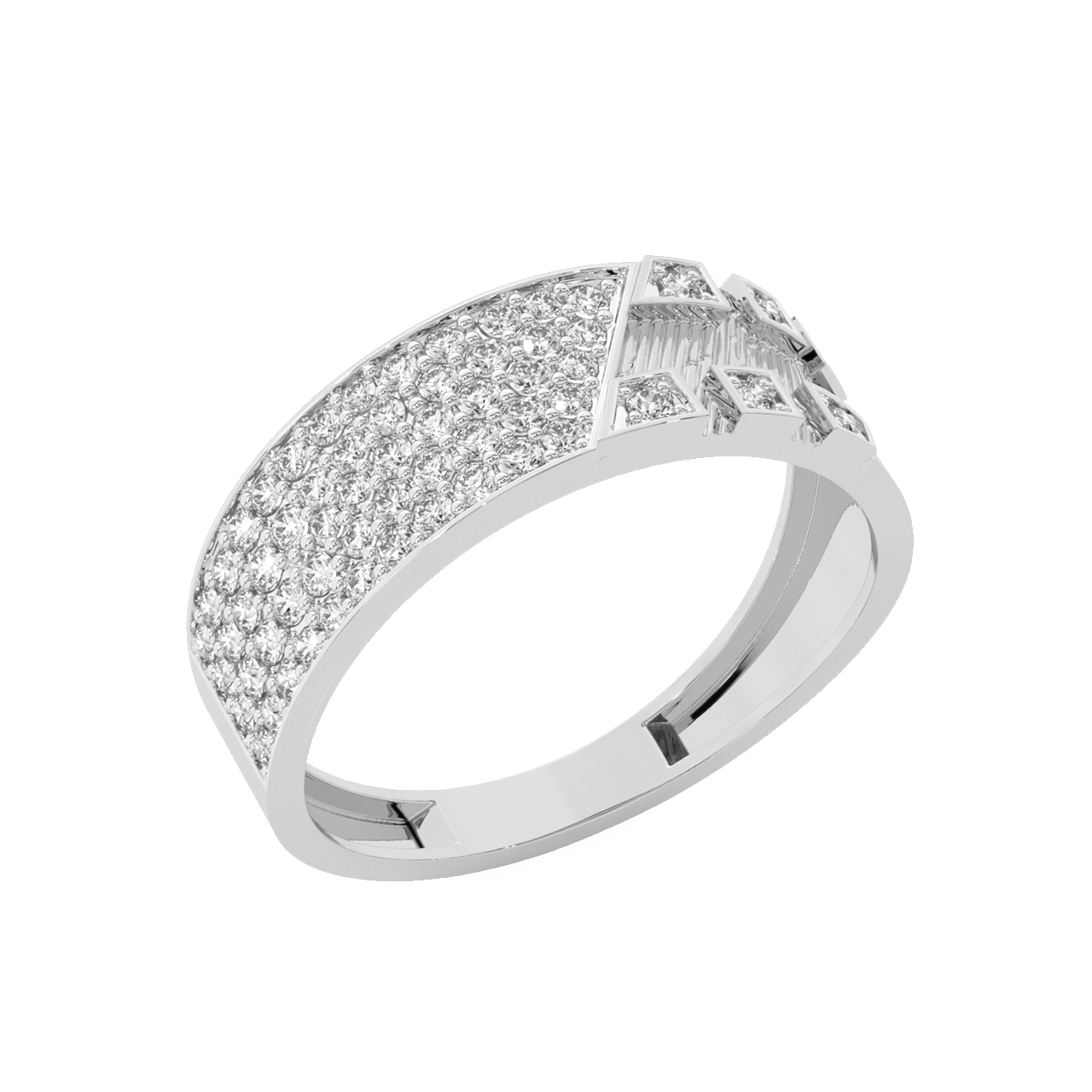 Brea Round Diamond Ring For Men